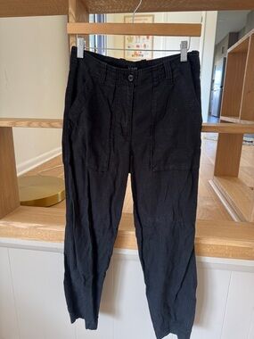 J Crew linen utility pants